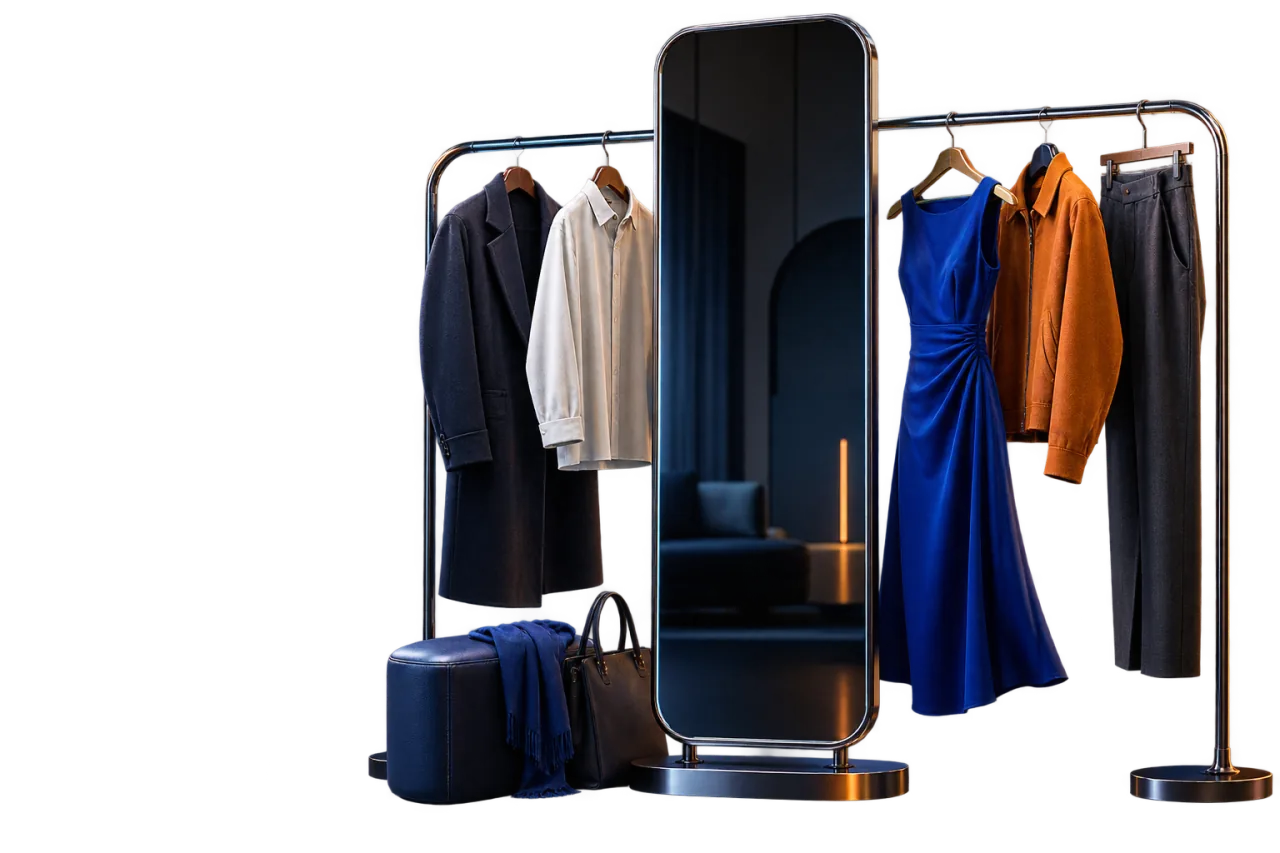 Drip smart wardrobe product interface